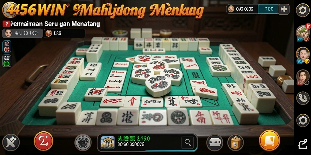Tampilan gameplay Mahjong yang menarik dan penuh strategi.