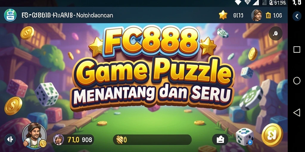 Screenshot utama FC888 menampilkan gameplay yang menarik dalam permainan Puzzle.