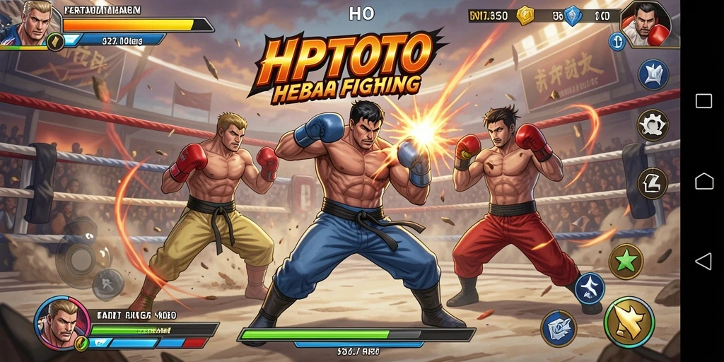 Screenshot HPTOTO menampilkan karakter bertarung dalam suasana yang mendebarkan.