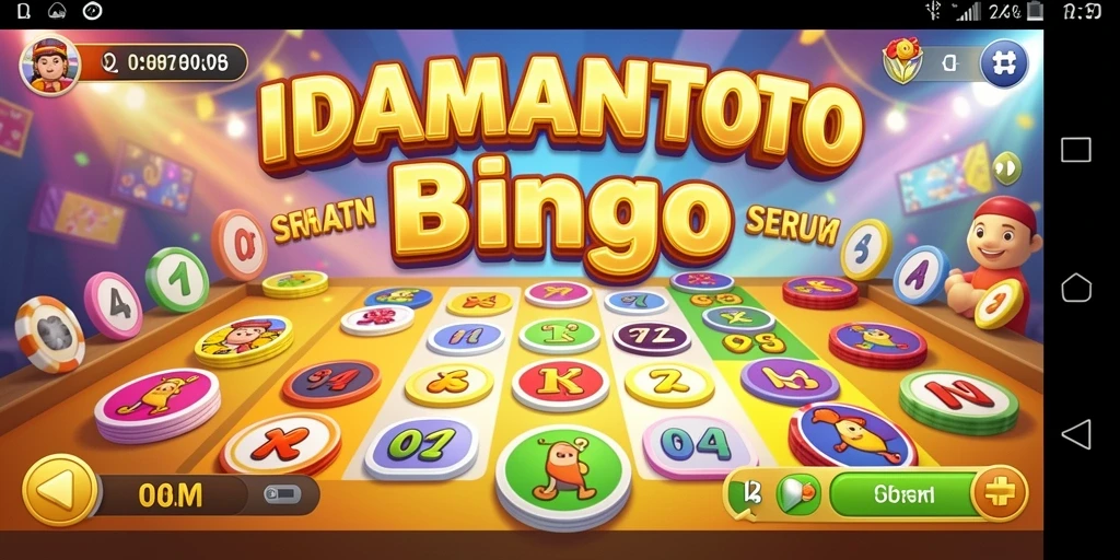 Tampilan gameplay seru dari IDAMANTOTO saat bermain Bingo.