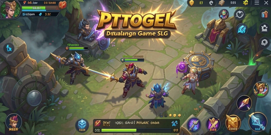 Screenshot gameplay PTTOGEL menampilkan strategi dinamis dan interaksi antar pemain.